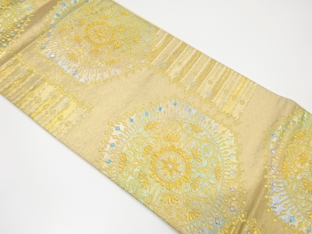 アンティーク　華紋織り出し袋帯（材料）